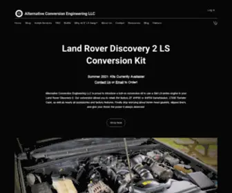 Alternativeconversion.com(Land Rover LS Conversion) Screenshot