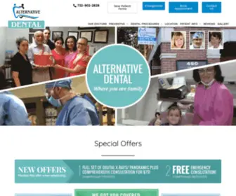 Alternativedentalnj.com(Alternative Dental) Screenshot