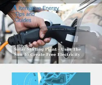 Alternativeenergyidea.com(Alternative Energy Tips and Guides) Screenshot
