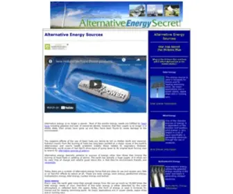 Alternativeenergysecret.com(Alternativeenergysecret) Screenshot