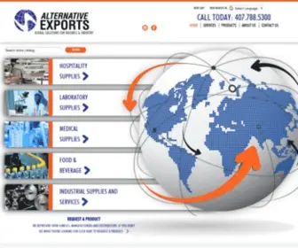 Alternativeexports.com(Alternative Exports) Screenshot