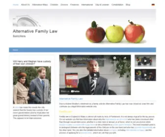 Alternativefamilylaw.co.uk(Alternative Family Law Home) Screenshot