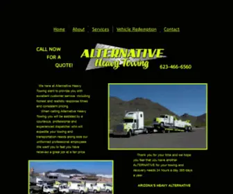 Alternativeheavytowing.com(Alternativeheavytowing) Screenshot