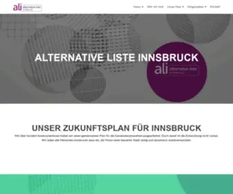 Alternativeliste.at(Alternative Liste Innsbruck) Screenshot