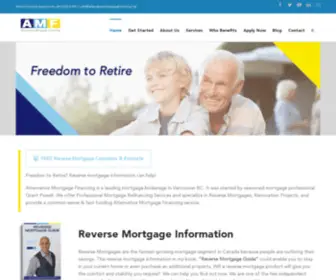 Alternativemortgagefinancing.net(Alternative Mortgage Financing) Screenshot