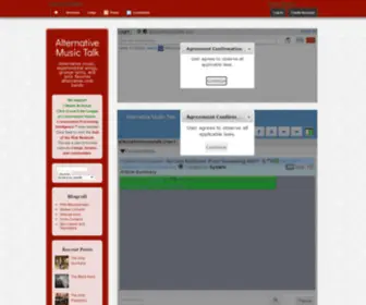 Alternativemusictalk.com(Alternativemusictalk) Screenshot