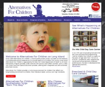 Alternatives4Children.org(Alternatives for Children) Screenshot