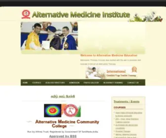 Alternativetherapycourses.com(Alternativetherapycourses) Screenshot