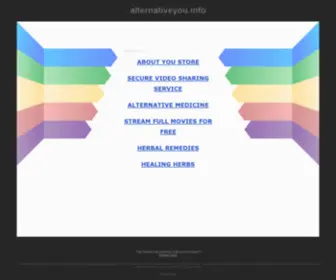 Alternativeyou.info(Alternativeyou info) Screenshot