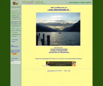 AlternativWeb.ch(Alternativ-web der Schweiz) Screenshot