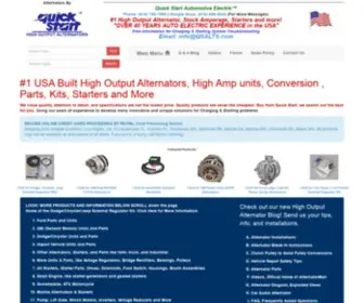 Alternatorparts.com(USA Built High Output Alternator) Screenshot