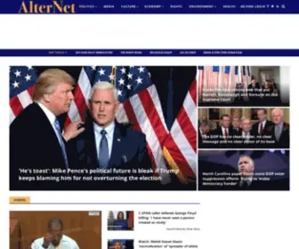 Alternet.org Screenshot