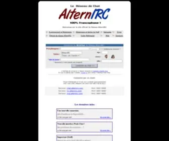 Alternirc.com(Serveur de Chat AlternIRC) Screenshot