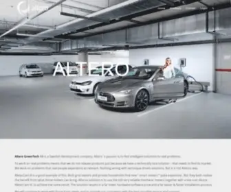Altero.com(Altero GreenTech AB) Screenshot