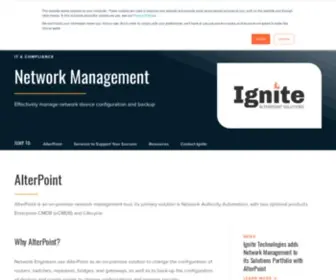 Alterpoint.com(IgniteTech) Screenshot