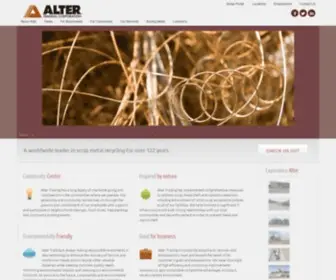 Altertrading.com(Alter Trading Alter Metal Recycling) Screenshot