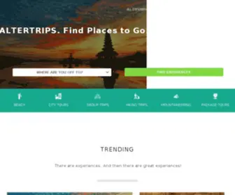 Altertrips.com(Altertrips) Screenshot