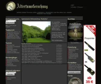 Altertumsforschung.de(Fundforum) Screenshot
