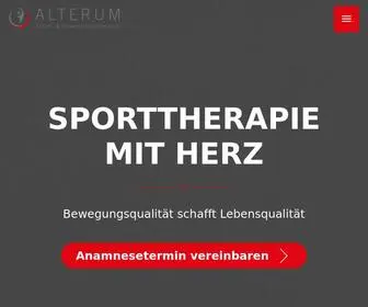 Alterum-SBT.de(Sporttherapie Potsdam) Screenshot