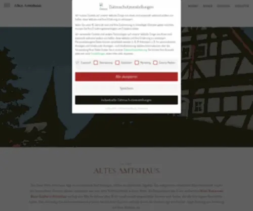 Altes-Amtshaus.de(Ihre erste Wahl in Hohenlohe) Screenshot