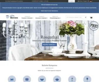 Alteserien.de(Porzellanbörse) Screenshot