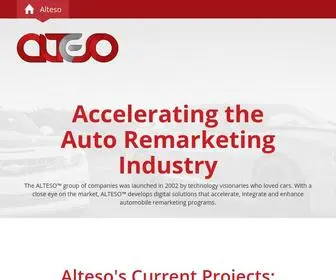 Alteso.com(Grow your auto remarketing program with our technology) Screenshot