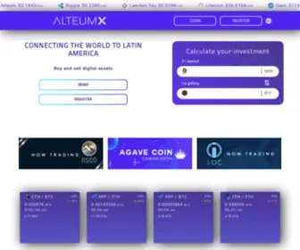 Alteumx.com(Connecting the world to latin america) Screenshot