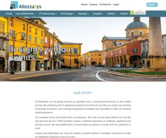 Altezzasys.com(Altezzasys Systems Pvt) Screenshot