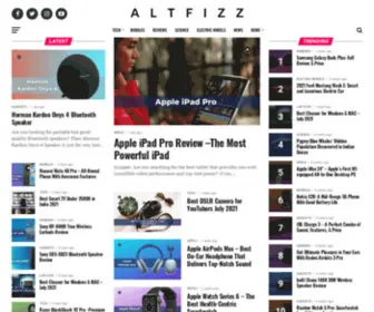 Altfizz.com(Gadgets And Product Reviews) Screenshot