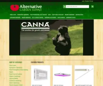 Altgarden.com(Brew & Grow Hydroponics Gardening and Homebrewing Supplies of Chicagoland) Screenshot