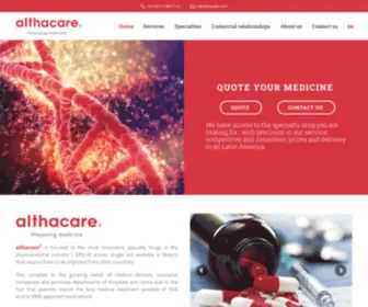 Althacare.com(INICIO) Screenshot