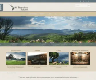 Althandiwe.co.za(Al Thandiwe Safaris) Screenshot