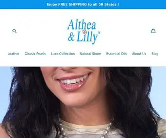 Altheaandlilly.com(Gorgeous Aromatherapy Essential Oil Diffuser Necklaces) Screenshot