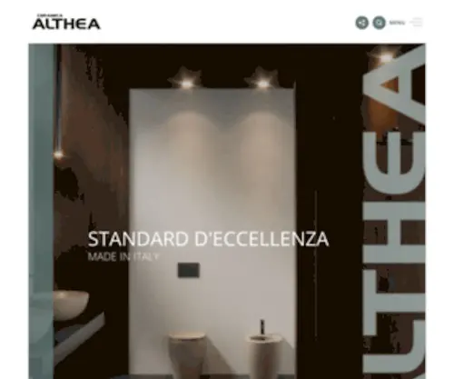 Altheaceramica.com(Ceramica Althea) Screenshot