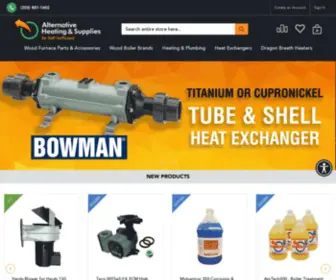 Altheatsupply.com(Outdoor Wood Furnaces) Screenshot