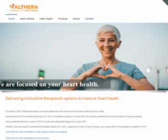 Altherapharma.com(Heart Health) Screenshot