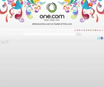 Altherocomics.com(Hosted By One.com) Screenshot