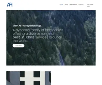 Althurayaholdings.com(Al Thuraya Holdings) Screenshot