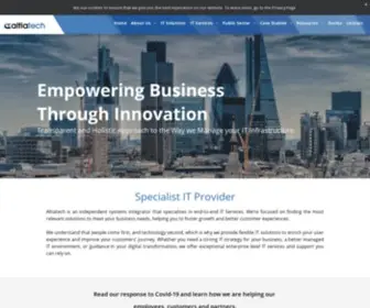 Altiatech.com(Cloud Solutions that deliver Business Value. Altiatech) Screenshot