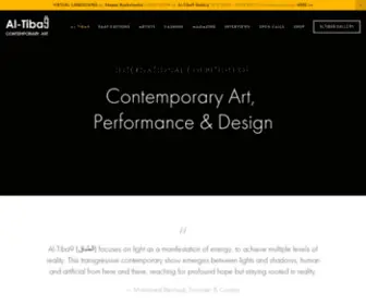 Altiba9.com(Al-Tiba9 Contemporary Art, Performance and Fashion Design) Screenshot