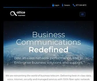 Alticebusiness.com(Altice Business) Screenshot