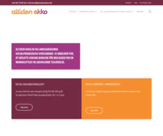 Altidenekko.dk(Altiden Ekko) Screenshot