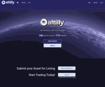 Altilly.com(Crypto Trading Platform) Screenshot