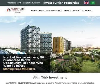 Altin-Turk.com(Altın Türk Real Estate Investment in Turkey) Screenshot