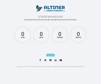 Altinermakina.com(Altıner) Screenshot