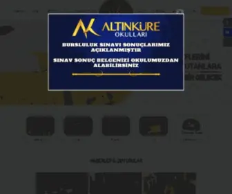 Altinkureokullari.com(Sakarya'da eğitime öncülük eden bir kurum) Screenshot