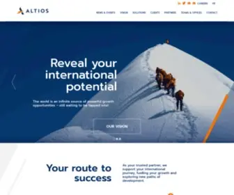 Altios-International.com(Altios) Screenshot