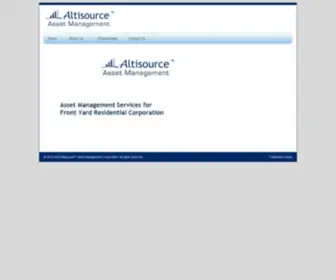 Altisourceamc.com(Altisource Asset Management Corporation) Screenshot