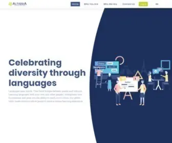 Altissia.org(Language Empowers People) Screenshot