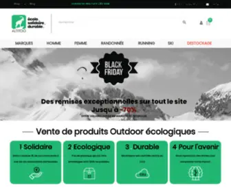 Altitoo.com(Vente en ligne d’équipement de sports outdoor) Screenshot